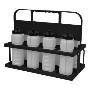 Großer PVC-Flaschenhalter + 8 Flaschen 75cl Sporti image-0