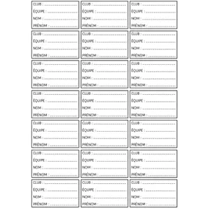 Flasketiketter Sporti (x42)