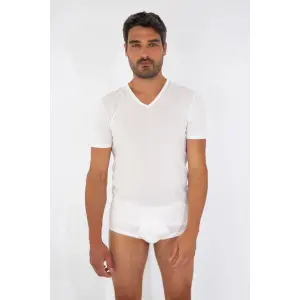 T-Shirt mit V-Ausschnitt Armor-Lux image-0
