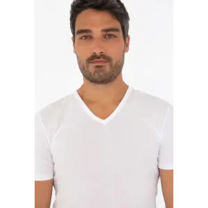 T-Shirt mit V-Ausschnitt Armor-Lux image-3
