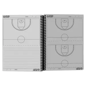 taccuino per allenatore di pallacanestro con rilegatura a spirale a5 Sporti image-0