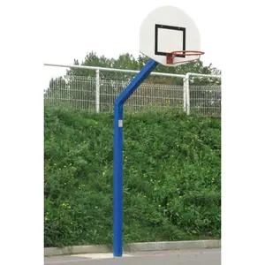 Rectangular basketball hoop 1.60 m offset 1.20 on base Sporti image-0