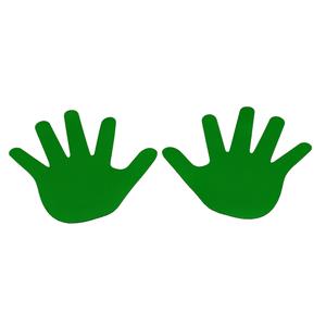 069105-vert-paires-d-empreintes-de-pieds-sea-vert-tu