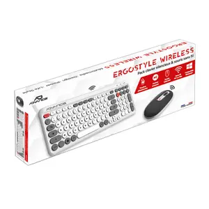 Trådløst RF stille tastatur og mus Advance Ergostyle Combo 43x14.7x3.4 cm image-2