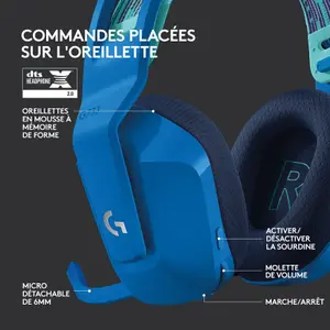 Casque micro sans fil Logitech G733 LightSpeed image-2