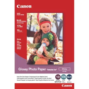 Glossy photo paper jet d'encre 100 sheets Canon GP-501 210g/m2 4x6 "