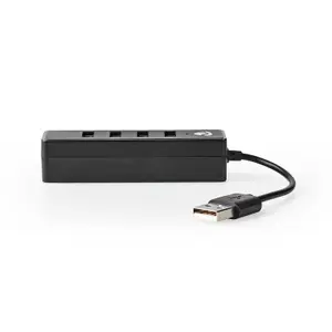 USB-A Hub männlich 2.0 - 4x USB A weiblich - 480 Mbit/s Nedis image-1