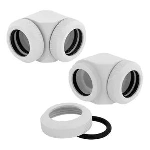Accessoire watercooling 90° Hydro X XF Hardline Corsair Fitting (x2) image-2