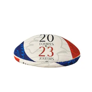 Mini ballon de rugby France Coupe du Monde 2023 Welcome image-0