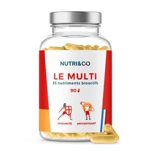 Complément Alimentaire Multivitamines - 90 gélules – Nutri&Co image-0