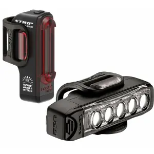 Par de luzes dianteiras e traseiras Lezyne Strip Drive image-0
