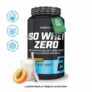 Protein jars Biotech USA iso whey zero lactose free - Café au lait 908g image-0
