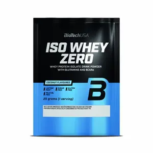 50 packets of lactose-free protein Biotech USA iso whey zero - Coco - 25g image-0