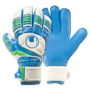 Gants de gardien Uhlsport Eliminator Aquasoft RF blanc/bleu/vert image-2