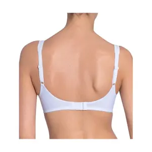 Reggiseno donna con ferretto in cotone e incrocio elastico Triumph image-2
