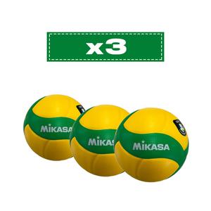 Juego de 3 Balones de competición Mikasa V200W-CEV