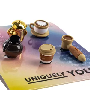 Figurine décoratif Crocs 3D Coffee Set 5 Pack image-1