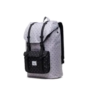 Batoh Herschel herschel little america polka dot crosshatch grey/black image-1