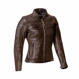 Motorrad-Lederjacke Frau Ixon torque image-0