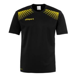 100214108-t-shirt-de-crianca-uhlsport-goal-preto-amarelo