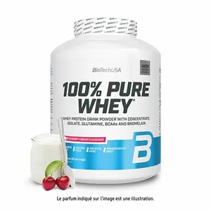 Biotech USA 100 % reines Molkenprotein - Kirsch-Joghurt - 2,27 kg image-0