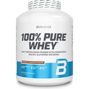 100% czystego białka serwatkowego w słoiku Biotech USA - Noix de coco-chocolat - 2,27kg image-0