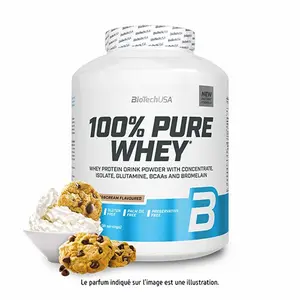 Påse med 100 % rena vassleproteiner Biotech USA - Black Biscuit - 2,27kg image-0