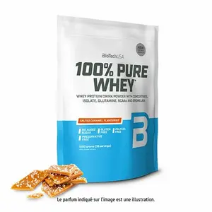 Bolsas de proteína de suero 100% pura Biotech USA - Caramel salé - 1kg image-0