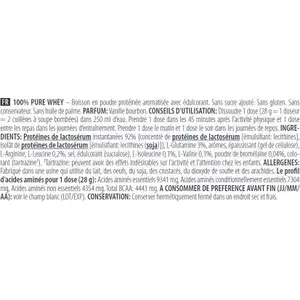 Eimer mit 100 % reinem Molkenprotein Biotech USA - Vanille bourbon - 4kg image-3