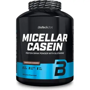 Pot de protéines caséine micellaire Biotech USA - Chocolate - 2,27kg image-0