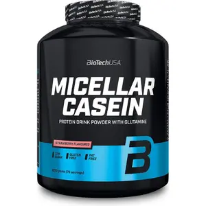 Mizellares Casein-Protein-Töpfchen Biotech USA - Fraise - 2,27kg image-0