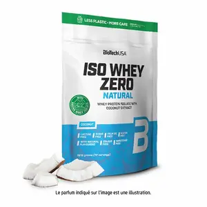 Protein Bags Biotech USA iso whey zero lactose free - Coco - 1,816kg image-0