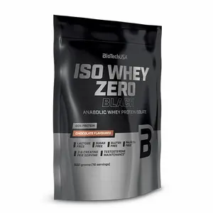 10er Pack Proteinbeutel Biotech USA iso whey zero - Schokolade - 500g image-0
