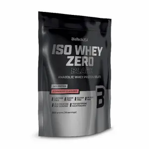 proteinpulvere Biotech USA iso whey zero - Fraise - 500g image-0