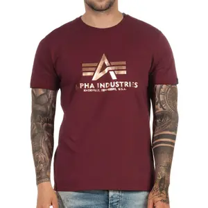 T-shirt Alpha Industries Basic Foil Print image-1