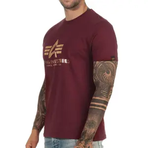 T-shirt Alpha Industries Basic Foil Print image-2