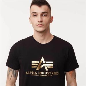 T-shirt Alpha Industries Basic Foil Print image-3
