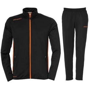100516706-classic-children-s-tracksuit-top-and-bottom-uhlsport-essential-black-orange