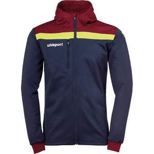100519913-veste-uhlsport-offense-23-bleu-marine-rouge-bordeaux-jaune-paille