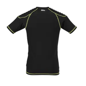 Base layer Uhlsport manches courtes noir/jaune fluo image-1