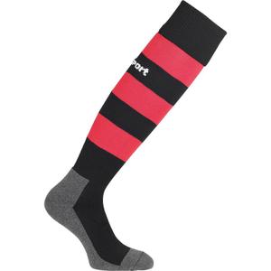 100610007-meias-uhlsport-team-pro-essential-stripe-preto-vermelho