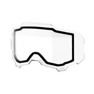 Tillbehör till crossglasögon för motorcykel 100% klar lins med dubbla glasrutor Armega Forecast image-0