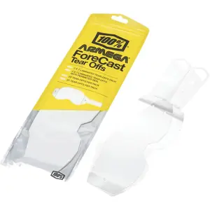Masque moto cross 100% Armega Forecast Perimeter Tear-Offs 2 x 7 PK image-0