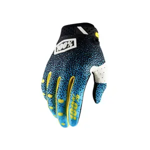Luvas 100% moto cross Ridefit Cyan image-0