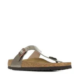 Sandals Birkenstock Gizeh Taupe Irise image-2