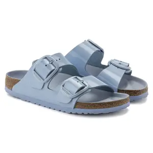 Sandales Birkenstock Arizona Big Buckle Natural Leather Patent image-2