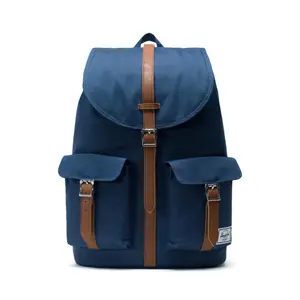 Backpack Herschel dawson navy/tan synthetic leath image-0