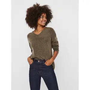V-neck sweater for women Vero Moda vmcrewlefile image-2