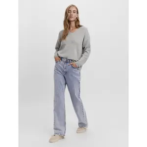 Pullover mit V-Ausschnitt für Frauen Vero Moda vmcrewlefile image-2
