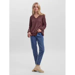 Pullover mit V-Ausschnitt für Frauen Vero Moda vmcrewlefile image-3
